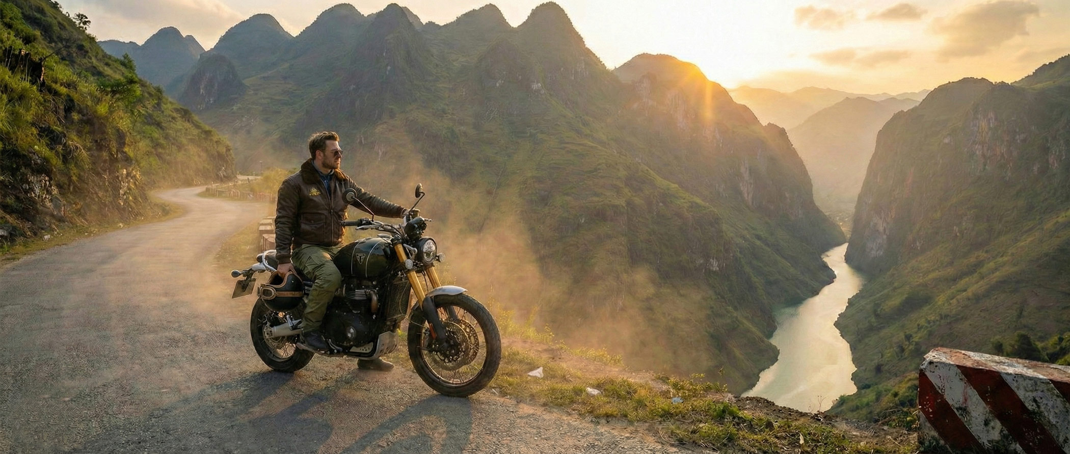 Riding in Ha Giang, Vietnam